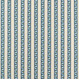 Morris & Co Red Car Stripe Indigo/Linen Fabric