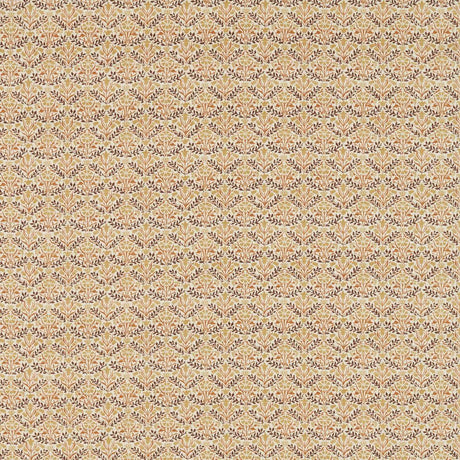 Morris & Co Bellflowers Chocolate/Tan Fabric