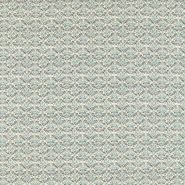 Morris & Co Bellflowers Indigo/Seagreen Fabric