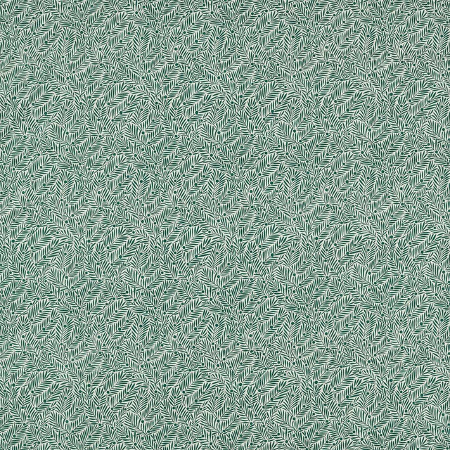 Morris & Co Yew & Aril Seagreen Fabric