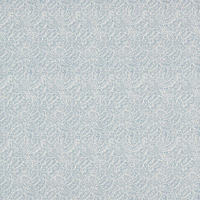 Morris & Co Yew & Aril Mineral Blue Fabric