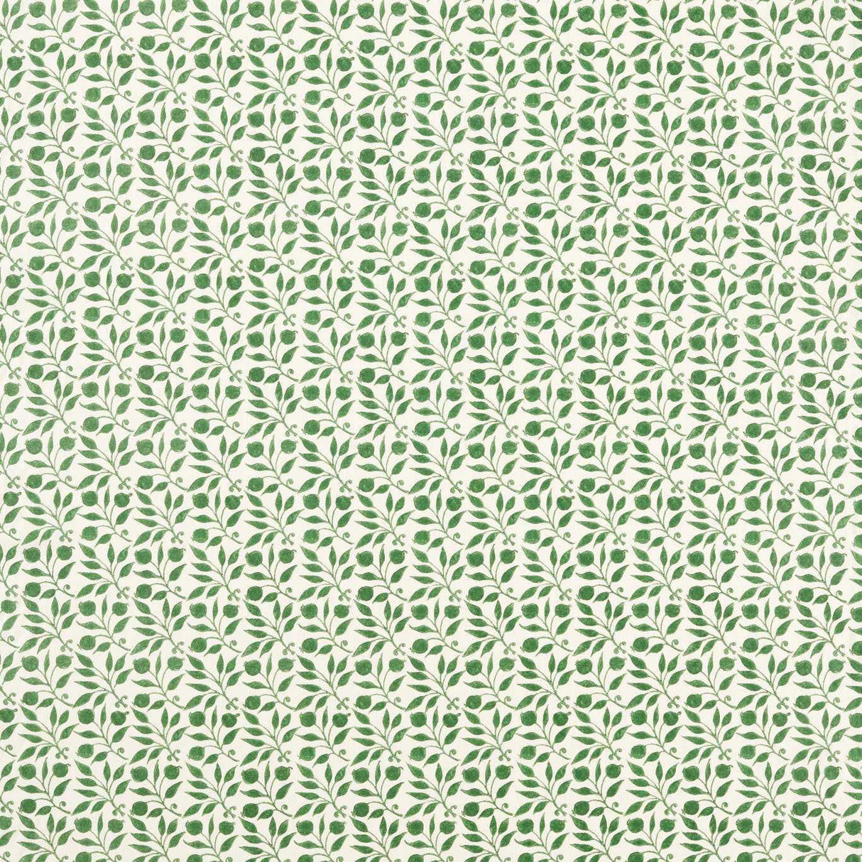 Morris & Co Rosehip Forest Fabric