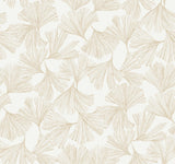 Antonina Vella Ginkgo Toss Gold Wallpaper