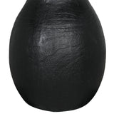 NOIR Samson Stool/Side Table Black Burnt Resin