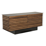 NOIR Elevation Sideboard Dark Walnut and Steel