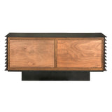 NOIR Elevation Sideboard Dark Walnut and Steel