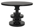 NOIR Corum Round Table Hand Rubbed Black