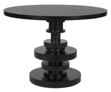 NOIR Corum Round Table Hand Rubbed Black