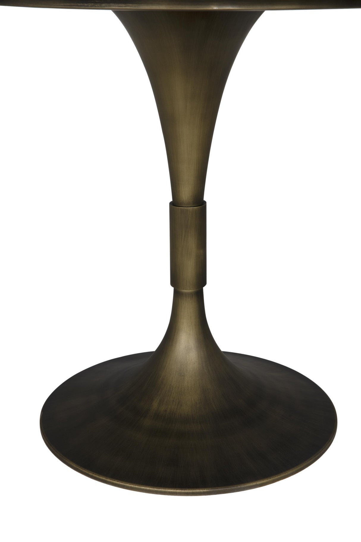 NOIR Jman Table 36" Aged Brass Finish
