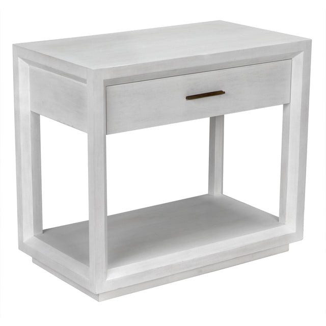 NOIR Antony Side Table White Wash