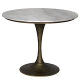 NOIR Joni Table 36" Aged Brass Finish