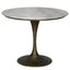 NOIR Joni Table 36" Aged Brass Finish