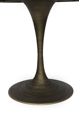 NOIR Joni Table 36" Aged Brass Finish