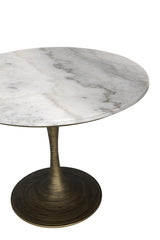 NOIR Joni Table 36" Aged Brass Finish