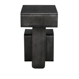 NOIR Danville Side Table Gun Metal Finish