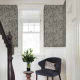 A-Street Prints Bonsai Grey Tree Wallpaper