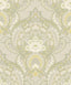 Brewster Home Fashions Nasrin Light Grey Damask Wallpaper
