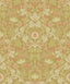 Brewster Home Fashions Lila Gold Strawberry Floral Wallpaper