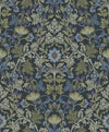 Brewster Home Fashions Lila Periwinkle Strawberry Floral Wallpaper