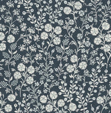 Brewster Home Fashions Liana Indigo Trail Wallpaper
