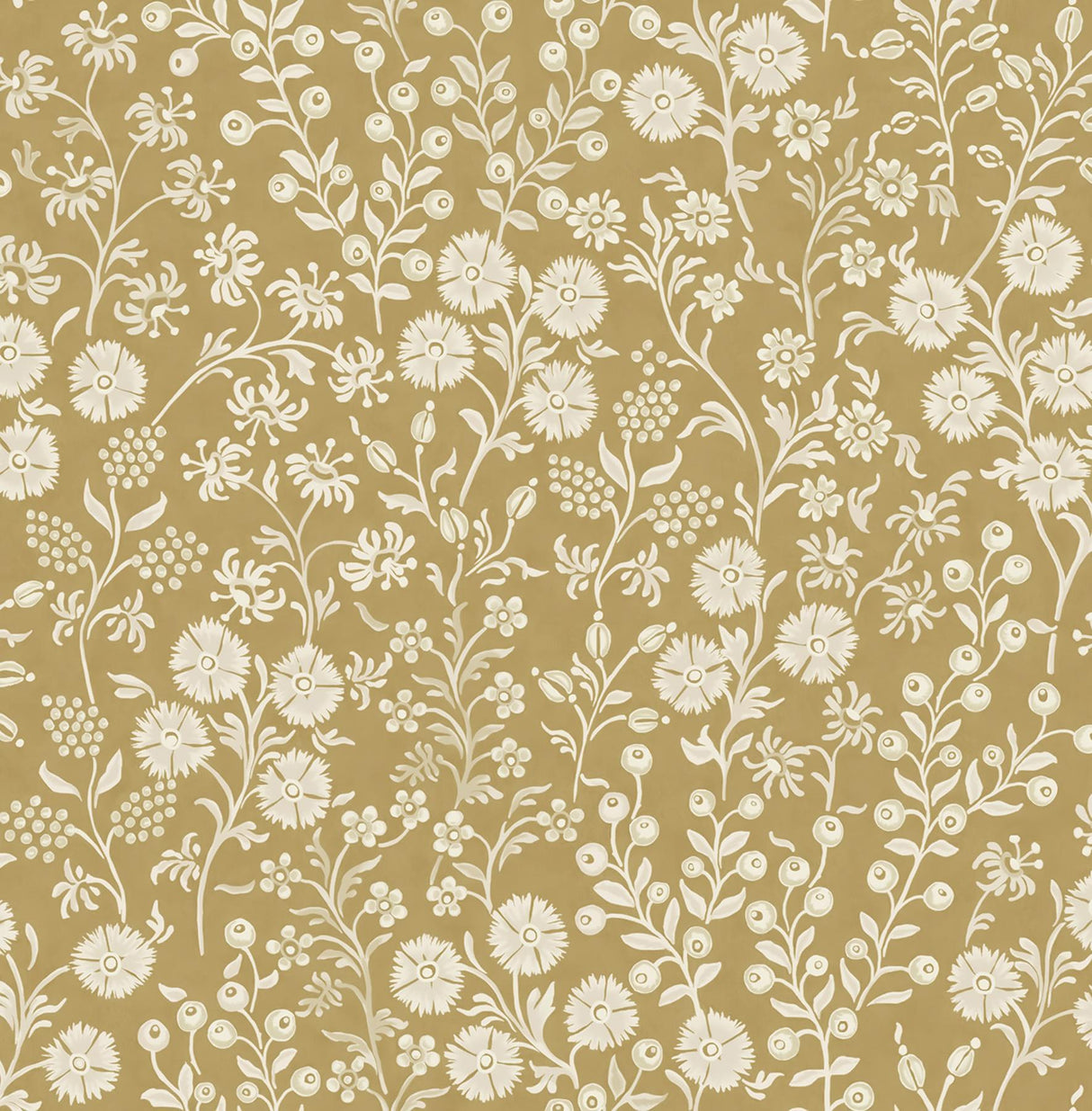 Brewster Home Fashions Liana Gold Trail Wallpaper
