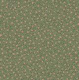 Brewster Home Fashions Marguerite Green Floral Wallpaper