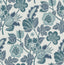 A-Street Prints Jana Teal Jacobean Wallpaper