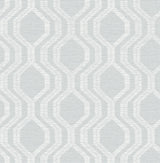 A-Street Prints Ogee Pewter Wallpaper