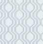 A-Street Prints Ogee Light Blue Wallpaper