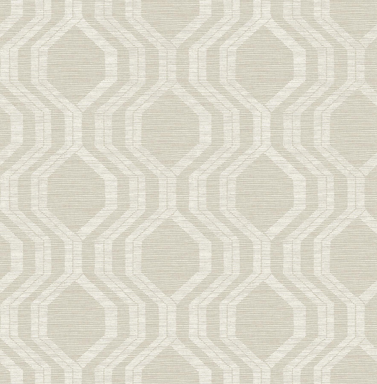 A-Street Prints Ogee Neutral Wallpaper