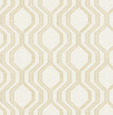 A-Street Prints Ogee Gold Wallpaper