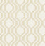 A-Street Prints Ogee Gold Wallpaper