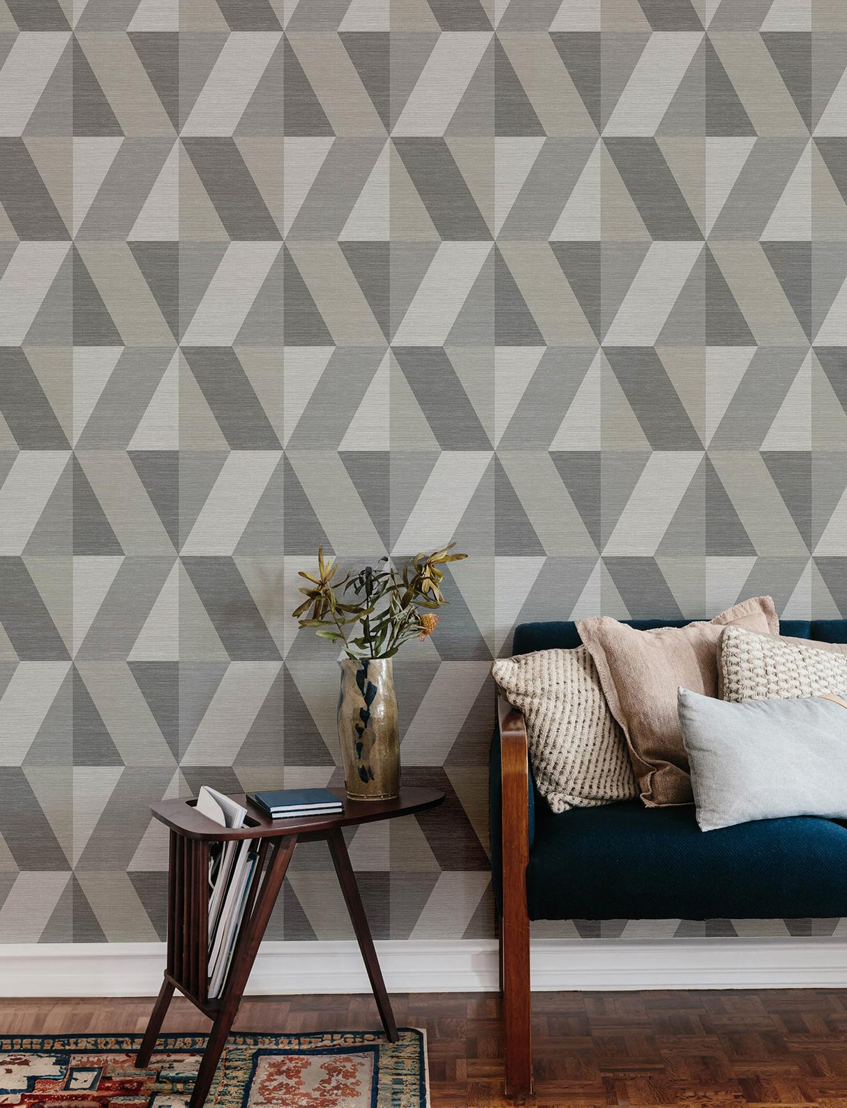 A-Street Prints Geometrics Stone Wallpaper