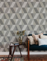 A-Street Prints Geometrics Stone Wallpaper