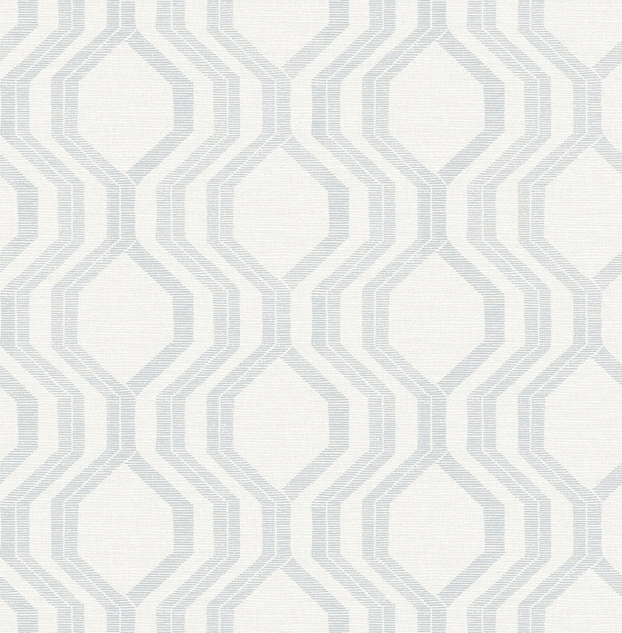 A-Street Prints Ogee Silver Wallpaper