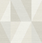 A-Street Prints Geometrics Bone Wallpaper