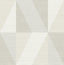 A-Street Prints Geometrics Bone Wallpaper