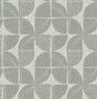 A-Street Prints Baxter Sea Green Semicircle Mosaic Wallpaper