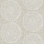 A-Street Prints Medallions Beige Wallpaper