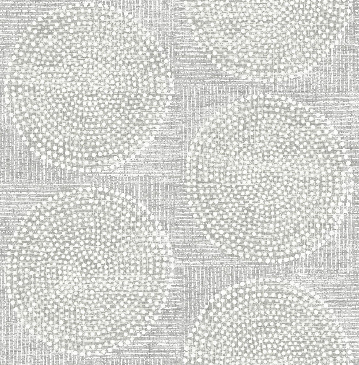 A-Street Prints Medallions Grey Wallpaper