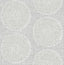 A-Street Prints Medallions Grey Wallpaper