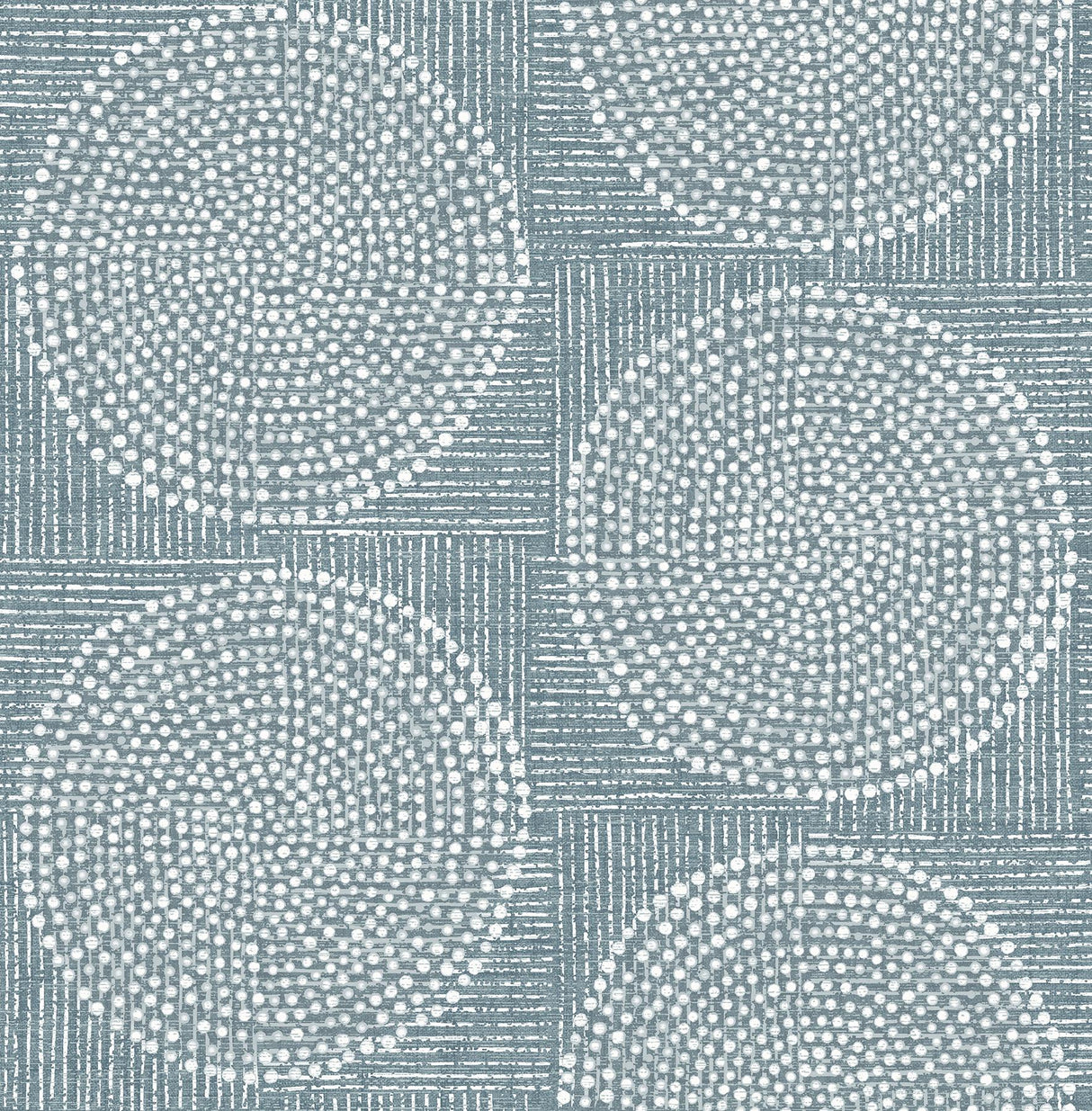 A-Street Prints Medallions Denim Wallpaper