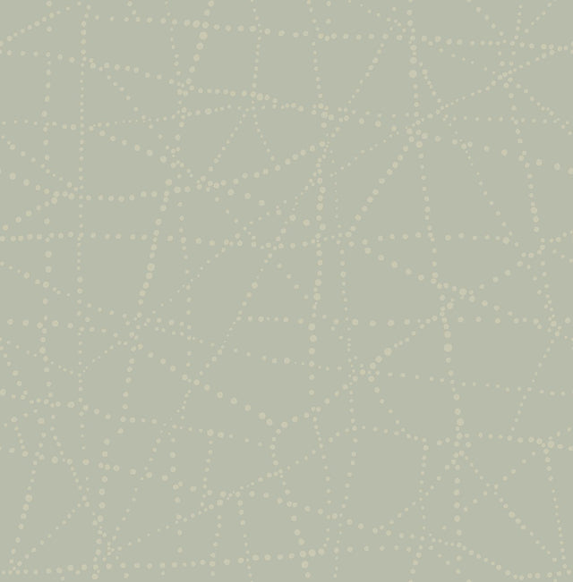 A-Street Prints Alcott Sage Dotted Wallpaper