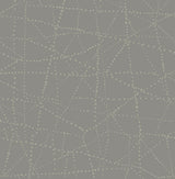 A-Street Prints Geometrics Charcoal Wallpaper