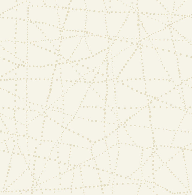A-Street Prints Alcott Cream Dotted Wallpaper