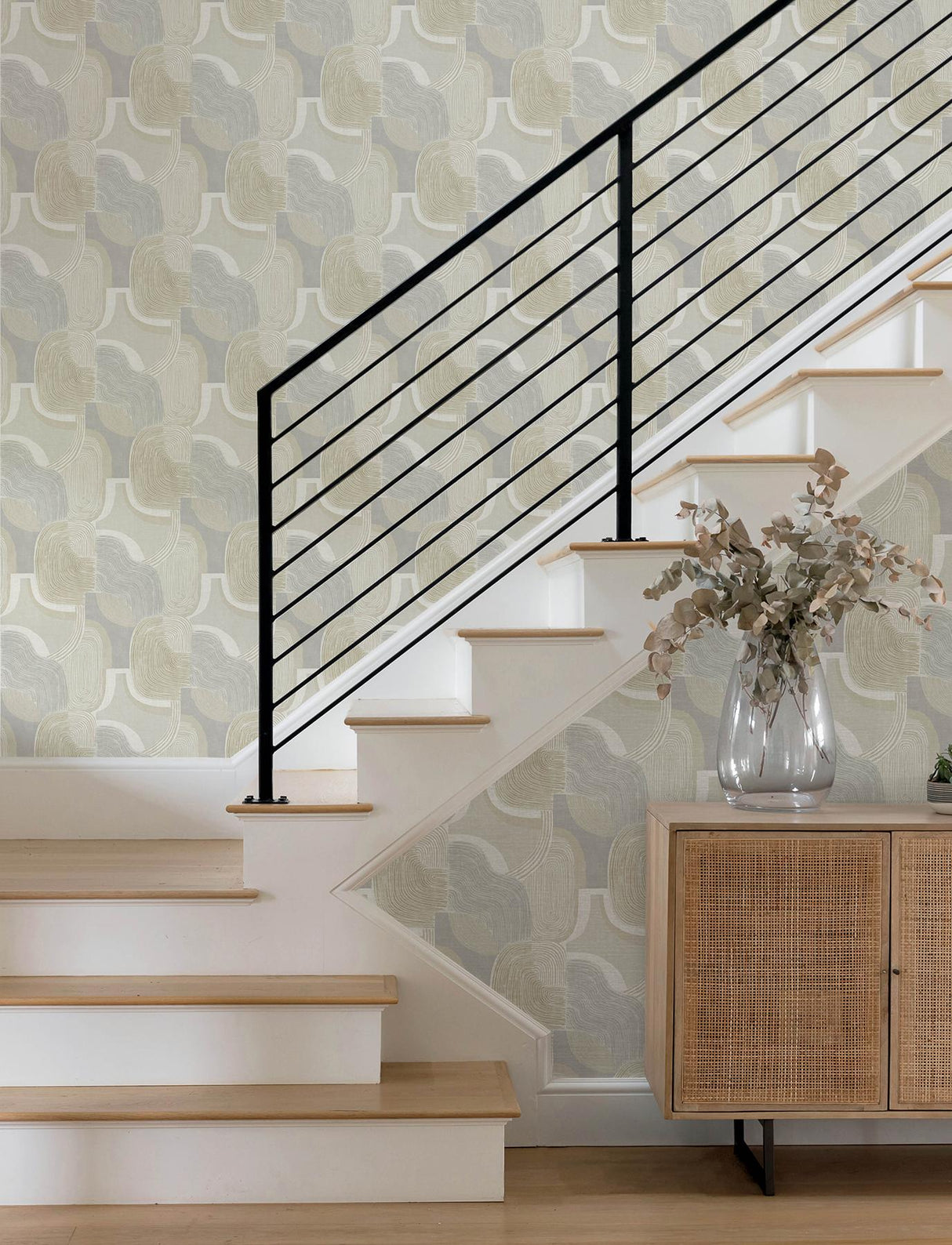 A-Street Prints Geometrics Honey Wallpaper