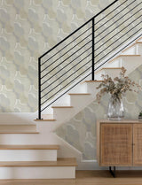 A-Street Prints Geometrics Honey Wallpaper