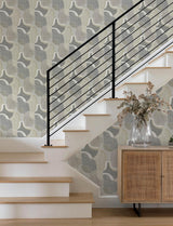 A-Street Prints Geometrics Slate Wallpaper