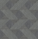 A-Street Prints Presley Black Tessellation Wallpaper