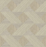 A-Street Prints Geometrics Coffee Wallpaper